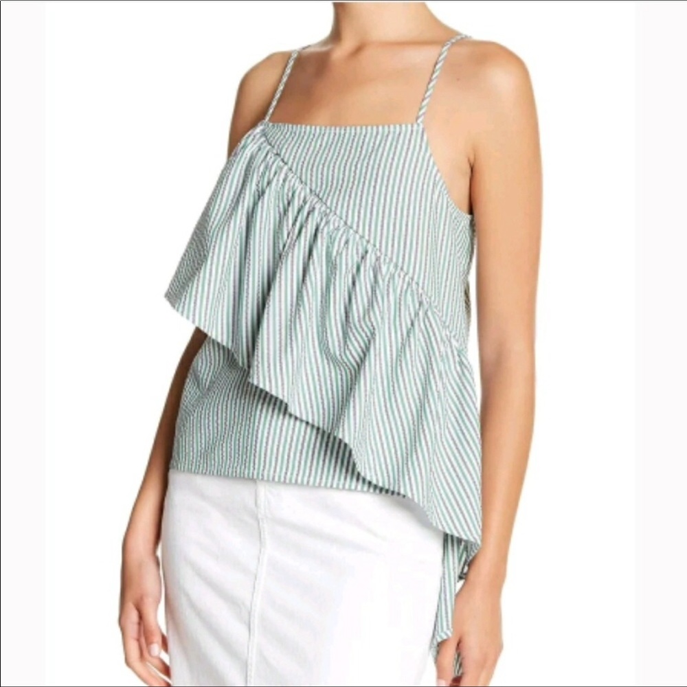 NWT ABOUND Striped Asymmetrical Tank Size Small